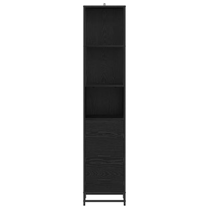 Set di mobili per il bagno Rovere Nero 35 x 37,5 x 166 cm