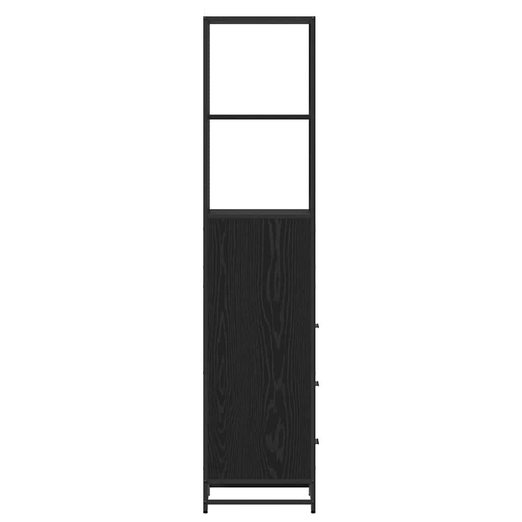Set di mobili per il bagno Rovere Nero 35 x 37,5 x 166 cm | homemem39