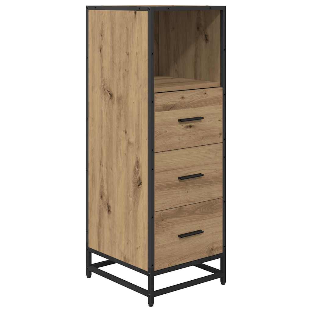 Set di mobili per il bagno con cassetto Rovere artigianale | homemem39