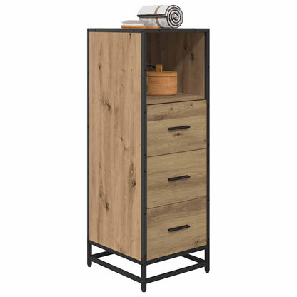Set di mobili per il bagno con cassetto Rovere artigianale | homemem39