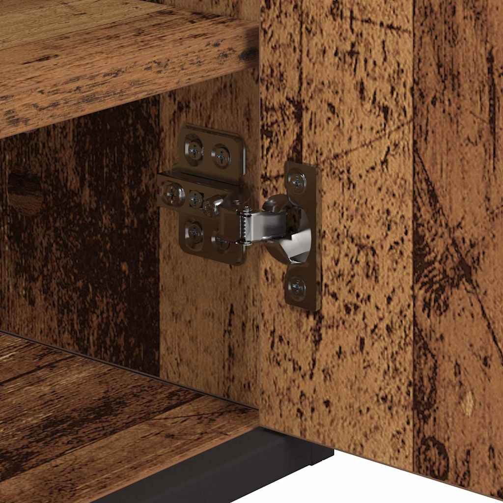 Scaffale da parete con porta Legno vecchio 65 x 20 x 60 cm | homemem39