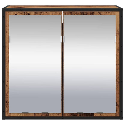 Scaffale da parete con porta Legno vecchio 65 x 20 x 60 cm | homemem39