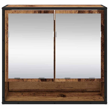 Scaffale da parete con porta Legno vecchio 65 x 20 x 60 cm | homemem39