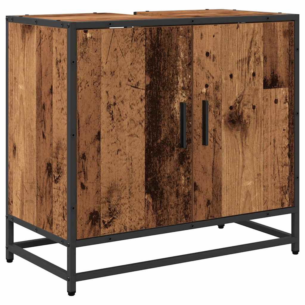 Armadio per Lavabo da Bagno Legno vecchio 65 x 33 x 60 cm | homemem39