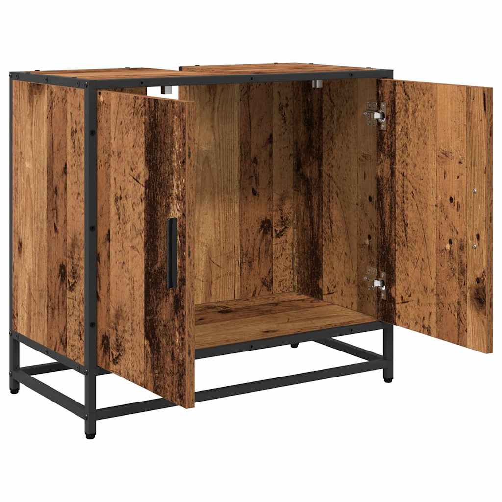 Armadio per Lavabo da Bagno Legno vecchio 65 x 33 x 60 cm | homemem39