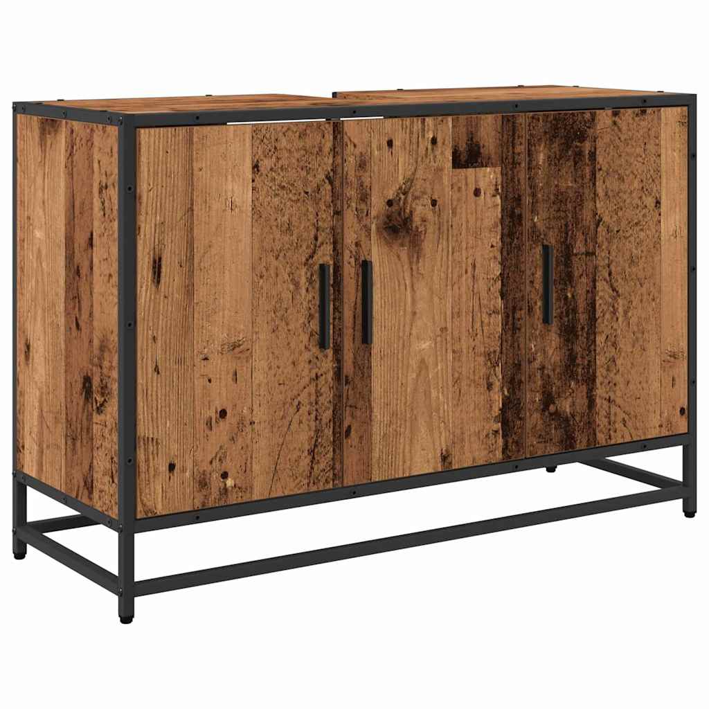 Mobile da Bagno Legno vecchio 90 x 33 x 60 cm Legno multistrato | homemem39