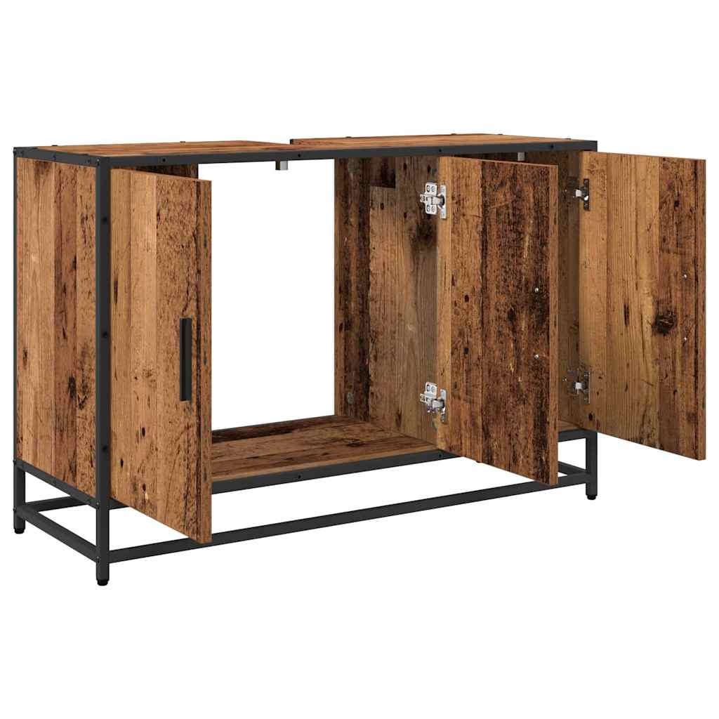 Mobile da Bagno Legno vecchio 90 x 33 x 60 cm Legno multistrato | homemem39