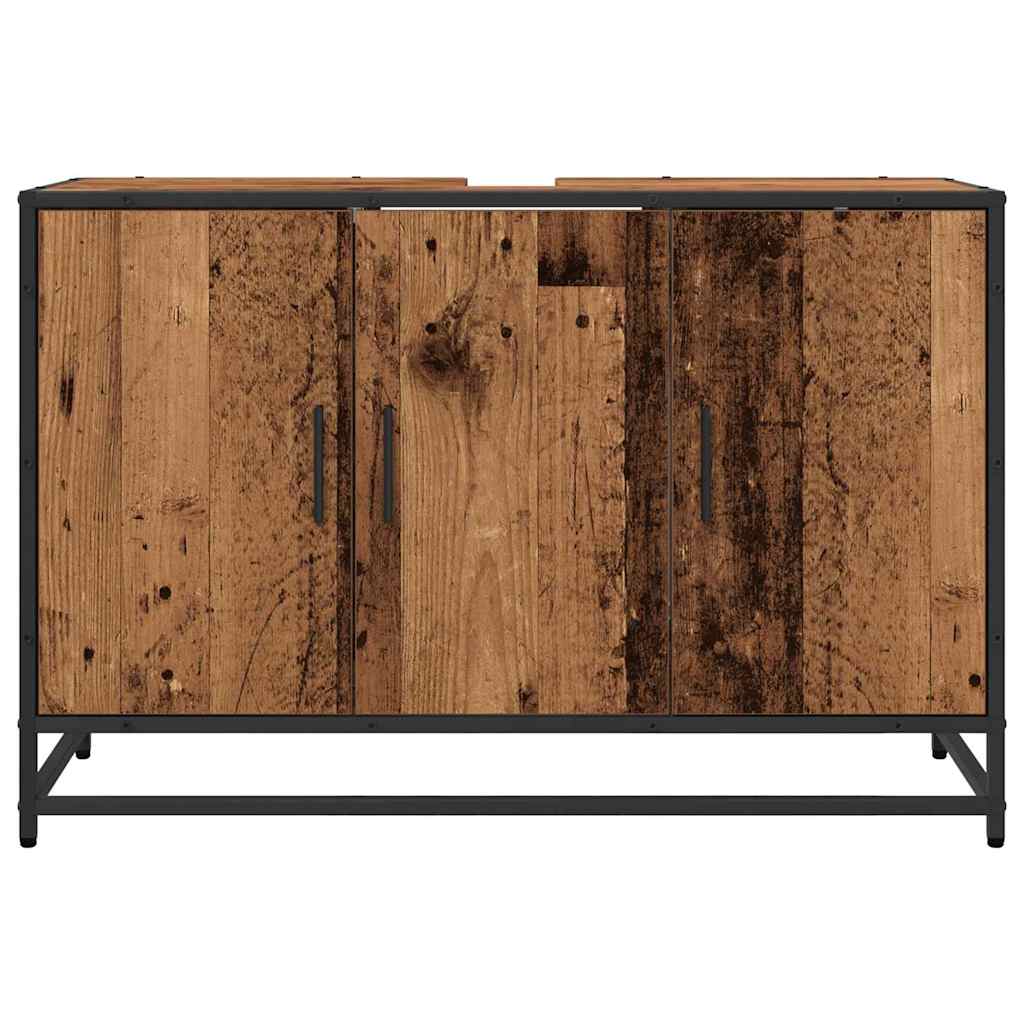 Mobile da Bagno Legno vecchio 90 x 33 x 60 cm Legno multistrato | homemem39