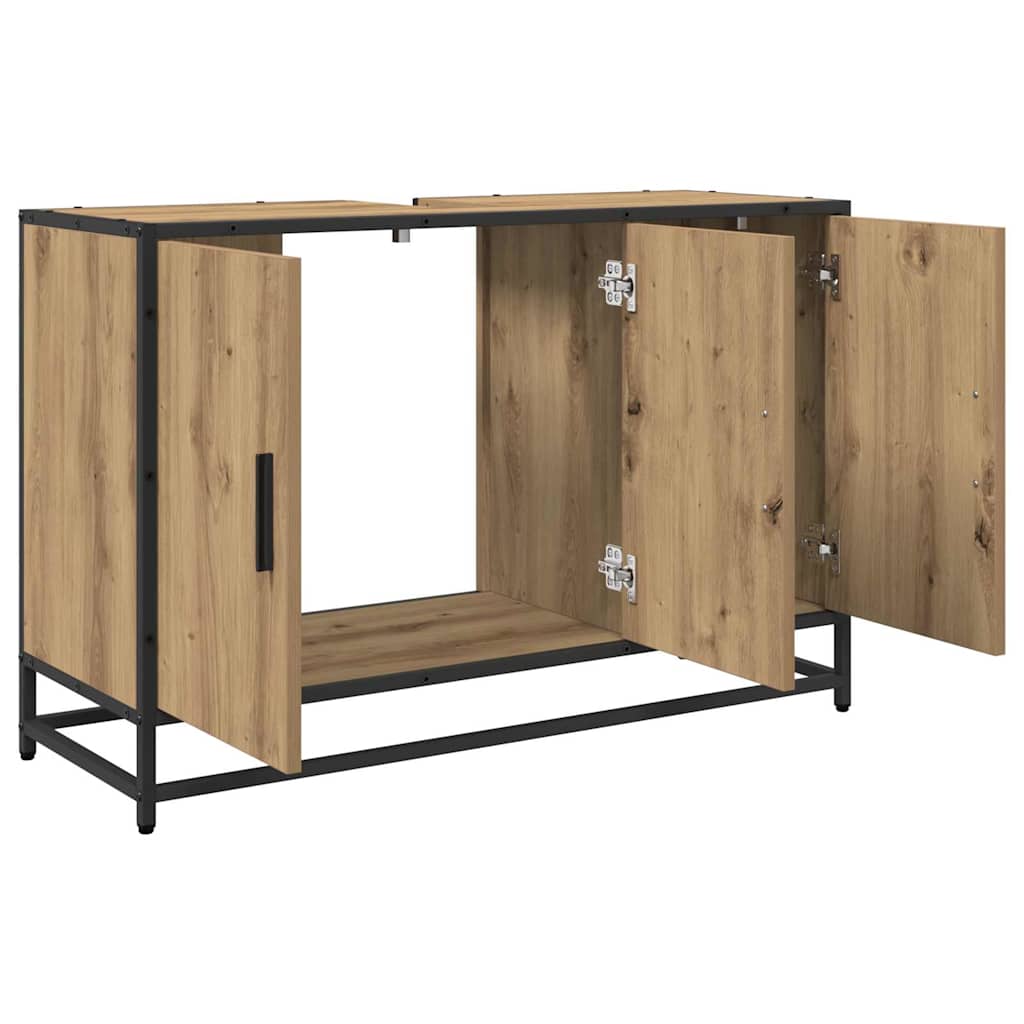 Mobile da Bagno Rovere artigianale 90 x 33 x 60 cm | homemem39