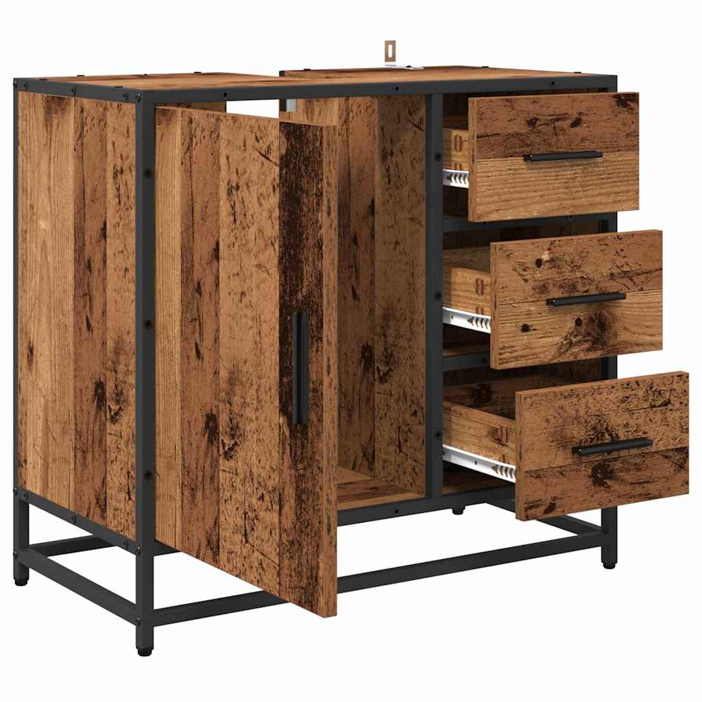 Mobile da Bagno Legno vecchio 65 x 33 x 60 cm Legno multistrato | homemem39