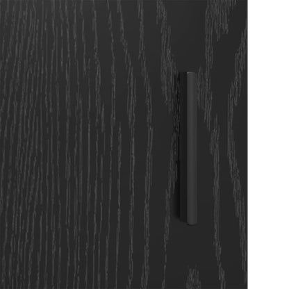 Mobile da Bagno Rovere Nero 65 x 33 x 60 cm Legno multistrato