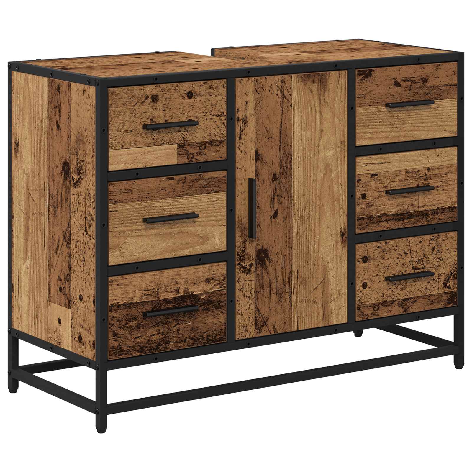 Mobile da Bagno Legno vecchio 80 x 33 x 60 cm Legno multistrato | homemem39