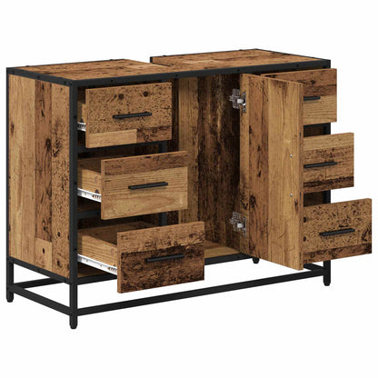 Mobile da Bagno Legno vecchio 80 x 33 x 60 cm Legno multistrato | homemem39