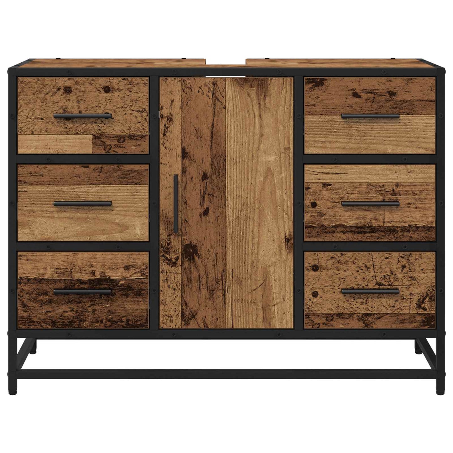 Mobile da Bagno Legno vecchio 80 x 33 x 60 cm Legno multistrato | homemem39
