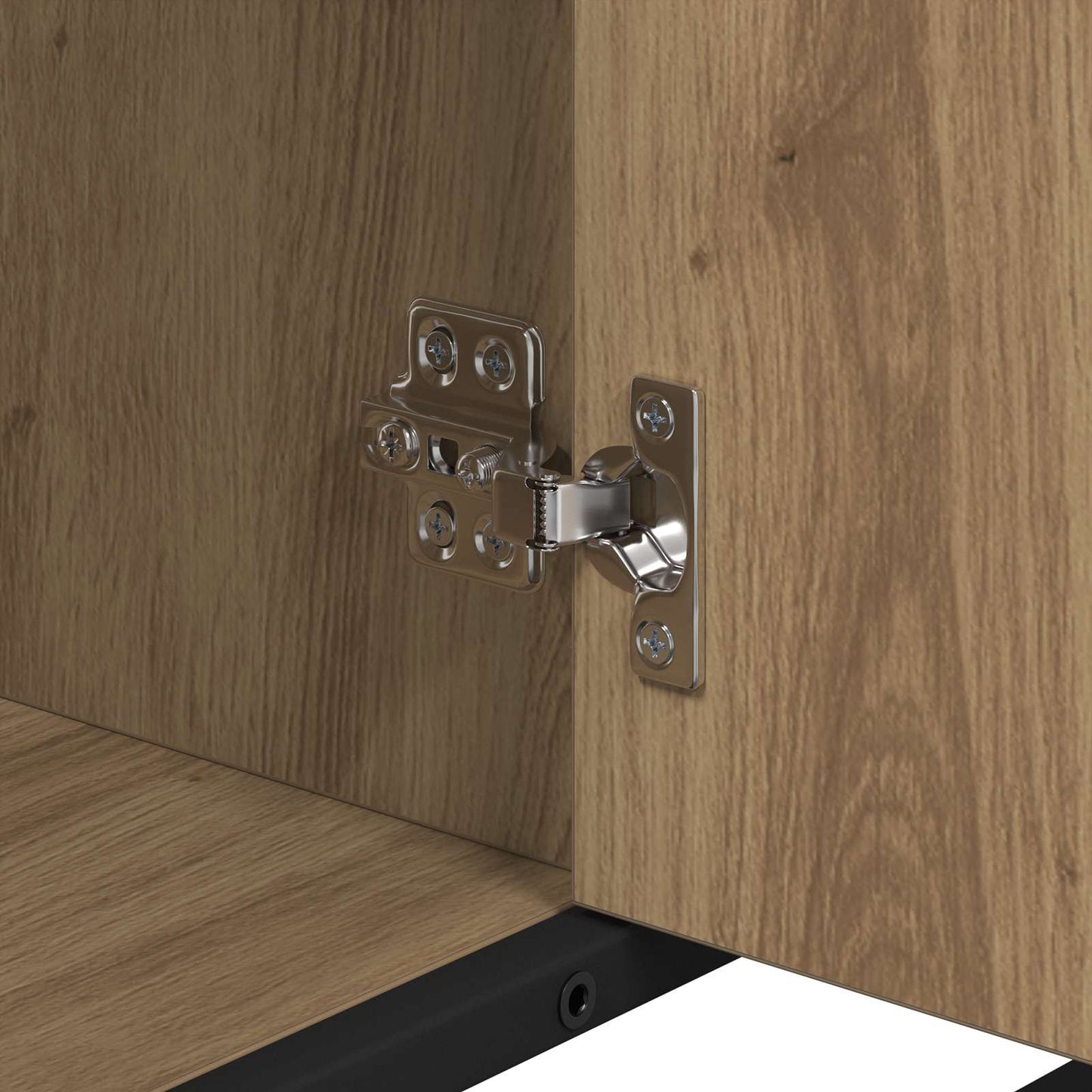 Mobile da Bagno con cassetto Rovere artigianale 80 x 33 x 60 cm | homemem39