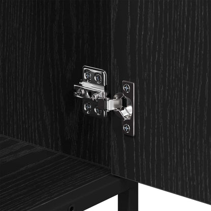 Mobile da Bagno Rovere Nero 65 x 33 x 60 cm Legno multistrato