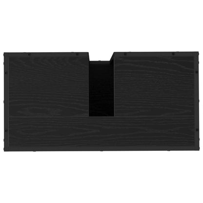 Mobile da Bagno Rovere Nero 65 x 33 x 60 cm Legno multistrato | homemem39