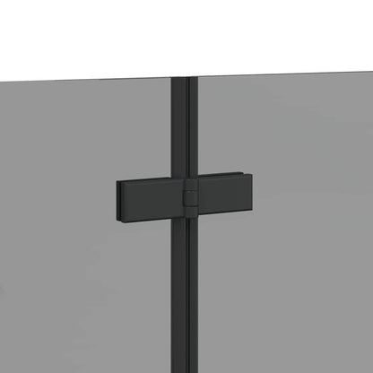 Involucro Doccia Nero 120 x 68 x 130 cm Vetro ESG e Alluminio