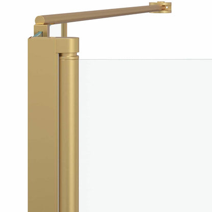 Involucro Doccia Oro 120 x 68 x 130 cm Vetro ESG e Alluminio
