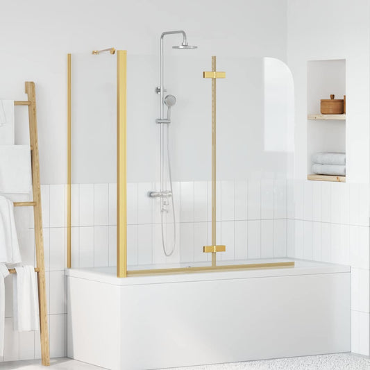 Involucro Doccia Oro 120 x 68 x 130 cm Vetro ESG e Alluminio | homemem39