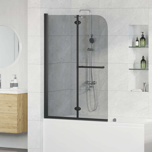 Involucro Doccia Nero 120 x 140 cm Vetro ESG e Alluminio | homemem39