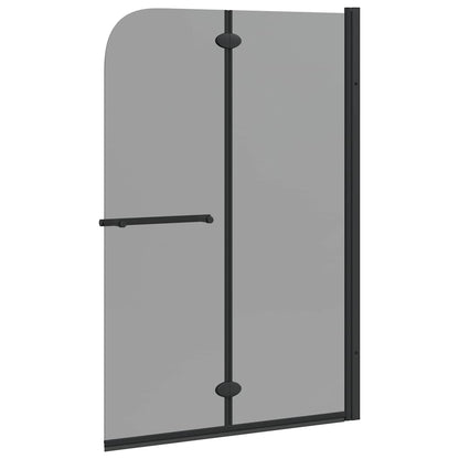 Involucro Doccia Nero 120 x 140 cm Vetro ESG e Alluminio