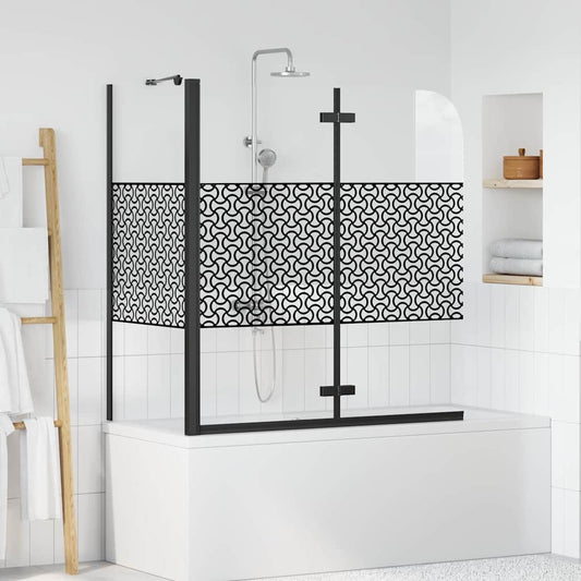 Chiusura per Bagno Geometrico Nero 120 x 67 x 129 cm | homemem39