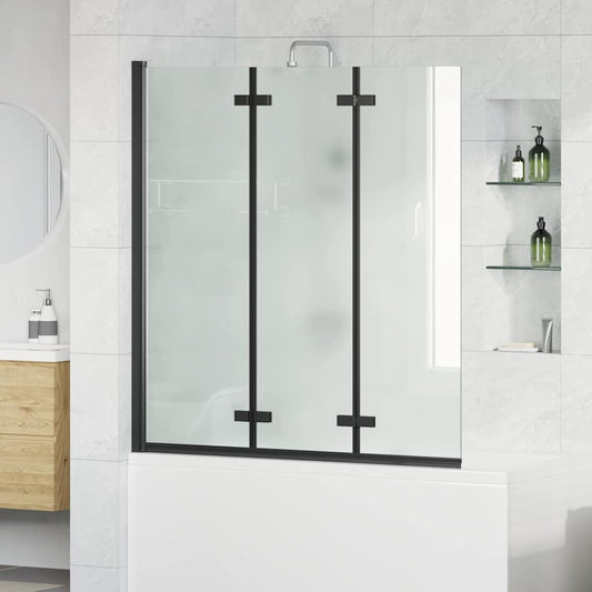 Involucro Doccia Nero 130 x 138 cm Vetro ESG e Alluminio | homemem39
