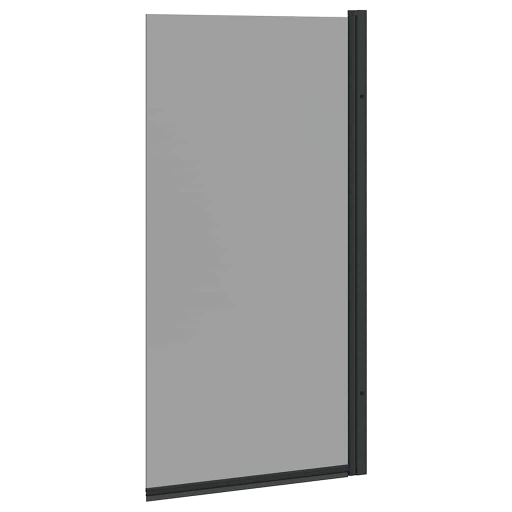 Schermo per Bagno e Doccia Nero 68 x 130 cm Vetro Temperato