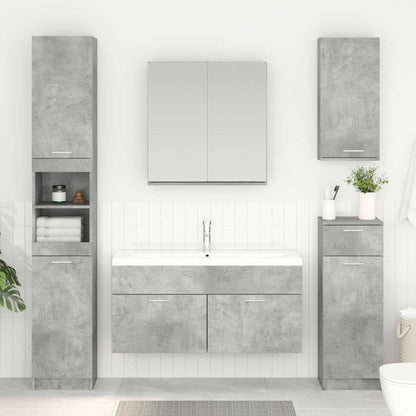 Armadio sottolavello Grigio cemento Legno ingegnerizzato | homemem39