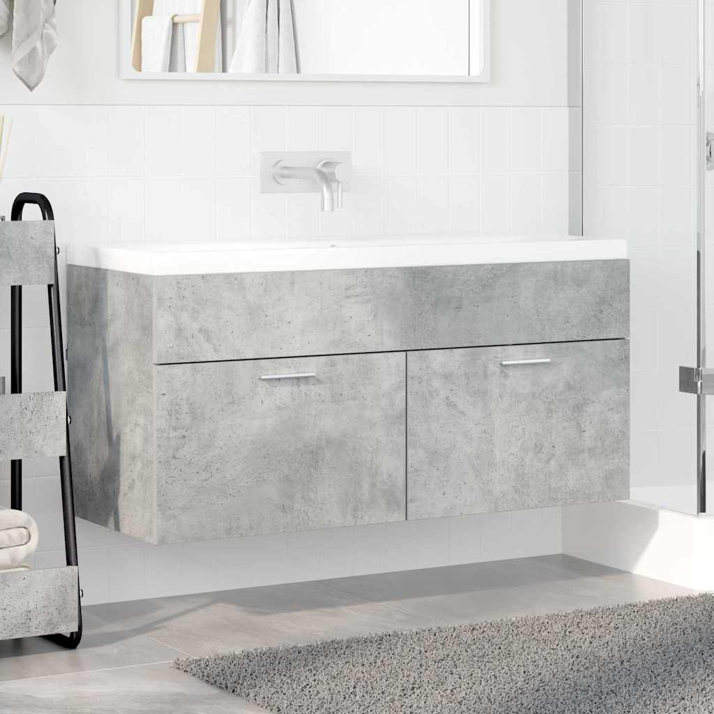 Armadio sottolavello Grigio cemento Legno ingegnerizzato | homemem39