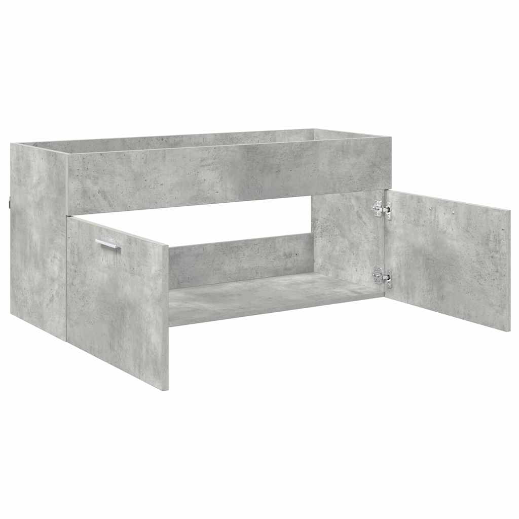 Armadio sottolavello Grigio cemento Legno ingegnerizzato | homemem39