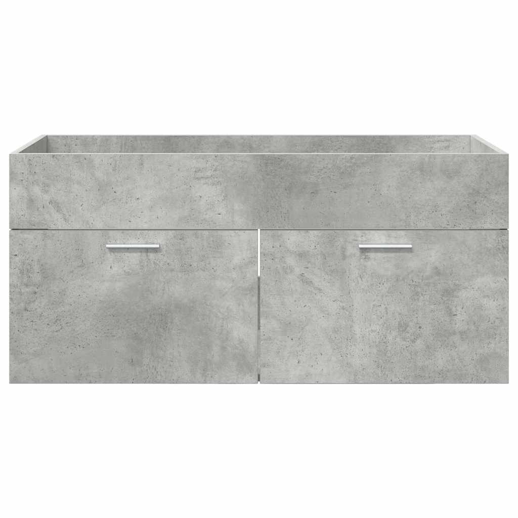 Armadio sottolavello Grigio cemento Legno ingegnerizzato | homemem39
