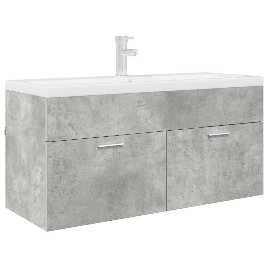 Armadio sottolavello Grigio cemento Legno ingegnerizzato | homemem39