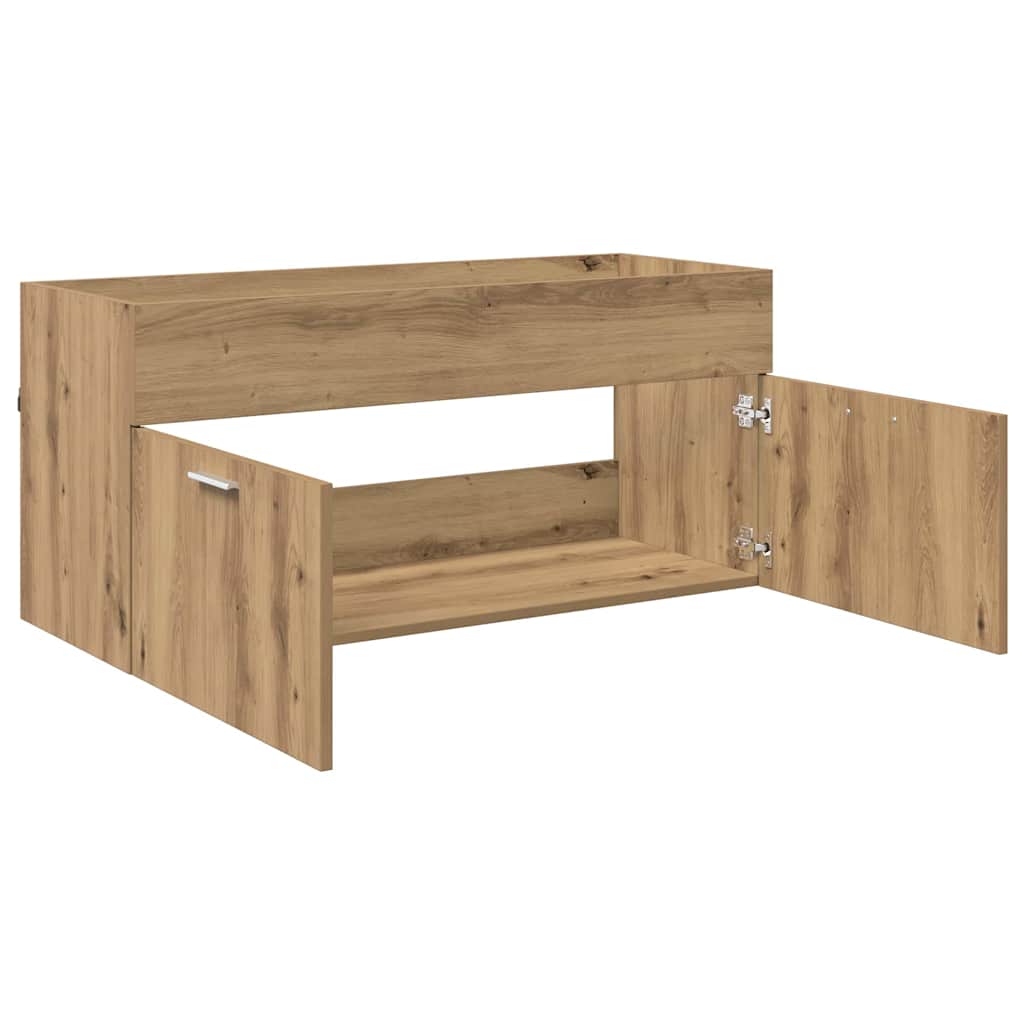 Armadio sottolavello Rovere artigianale Legno ingegnerizzato | homemem39