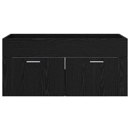 Armadio sottolavello Rovere Nero Legno ingegnerizzato | homemem39