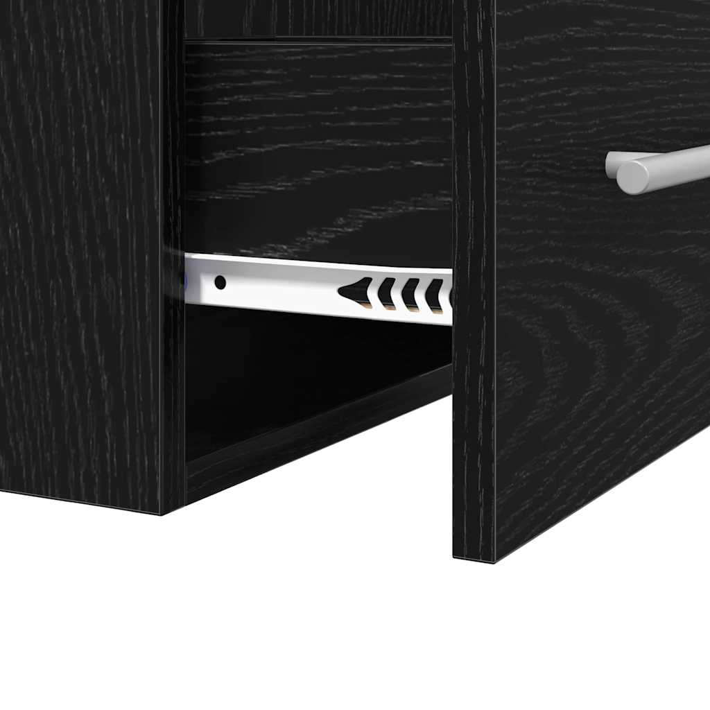 Armadio sottolavello Rovere Nero 38,5 x 41 x 48 cm | homemem39