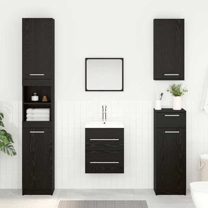 Armadio sottolavello Rovere Nero 38,5 x 41 x 48 cm | homemem39