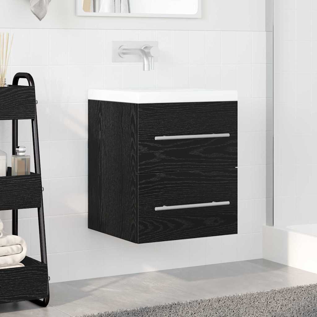 Armadio sottolavello Rovere Nero 38,5 x 41 x 48 cm | homemem39