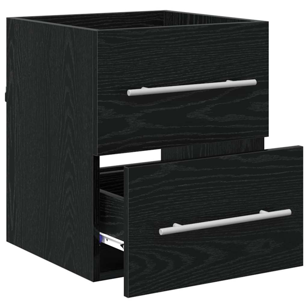 Armadio sottolavello Rovere Nero 38,5 x 41 x 48 cm | homemem39