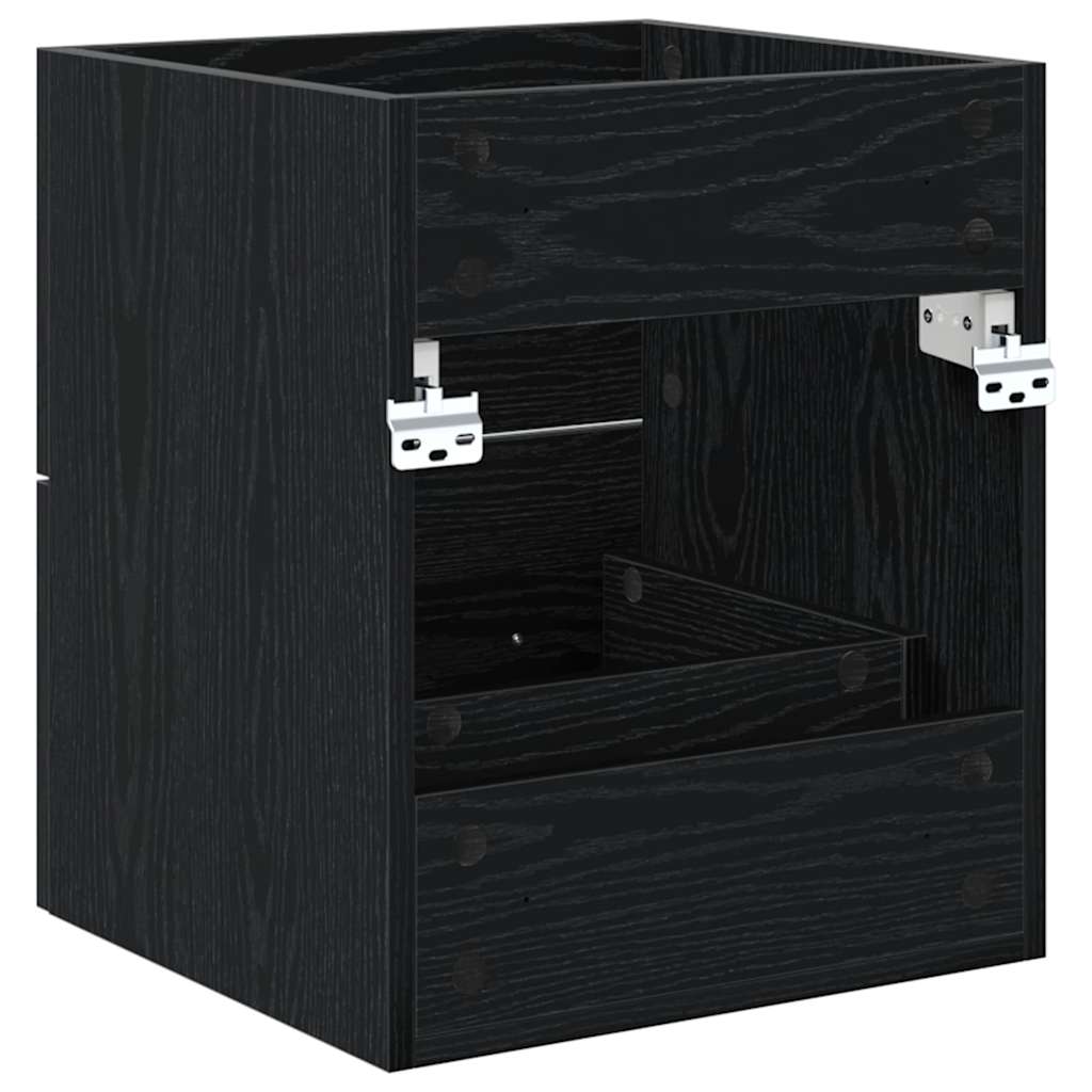Armadio sottolavello Rovere Nero 38,5 x 41 x 48 cm | homemem39