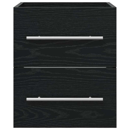 Armadio sottolavello Rovere Nero 38,5 x 41 x 48 cm | homemem39