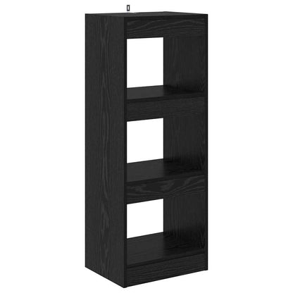 Armadio per Libri Rovere nero 40 x 30 x 103 cm