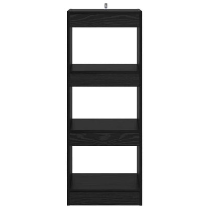 Armadio per Libri Rovere nero 40 x 30 x 103 cm