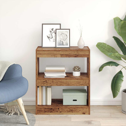 Armadio per Libri Legno vecchio 60 x 30 x 72 cm | homemem39