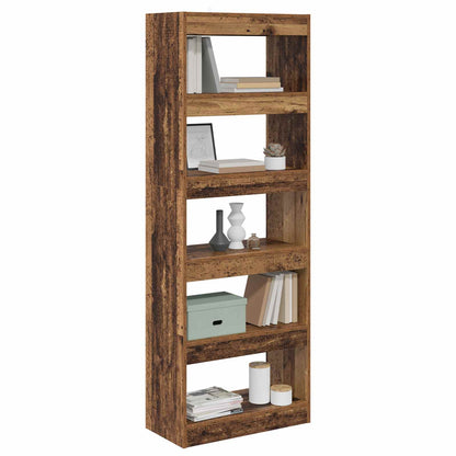 Armadio per Libri Legno vecchio 60 x 30 x 166 cm | homemem39