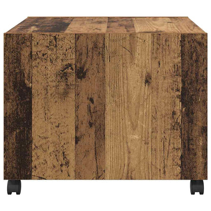 Tavolino da salotto con cassetto Legno vecchio 55 x 55 x 45cm