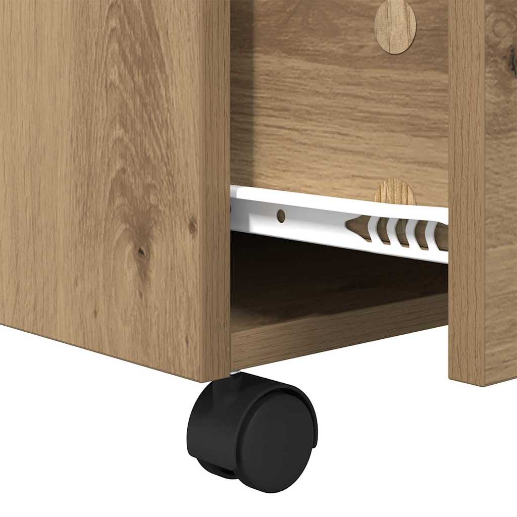 Tavolino da salotto Rovere artigianale 55 x 55 x 45cm