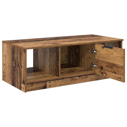 Tavolino da salotto con cassetto Legno vecchio 102 x 50 x 36cm