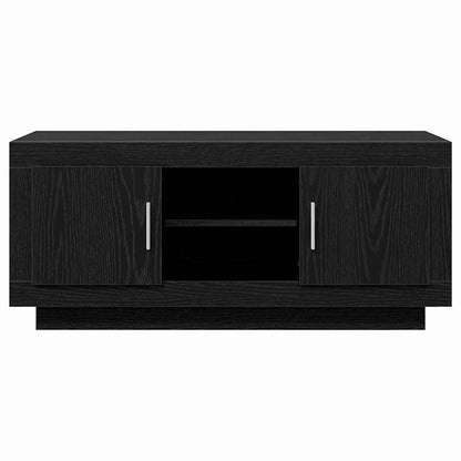 Mobile TV Rovere Nero 102 x 35 x 45 cm Legno multistrato